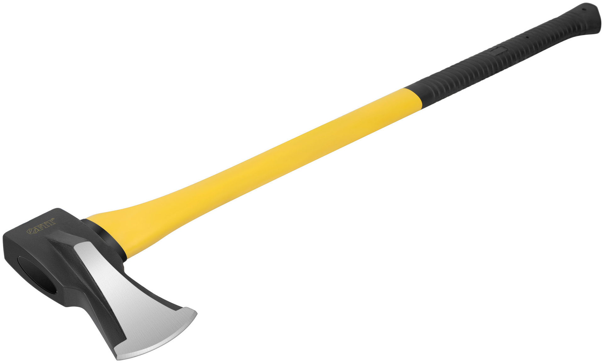 Топор-колун ушастый кованый, фиберглассовая длинная ручка 900 мм, 2000 гр.