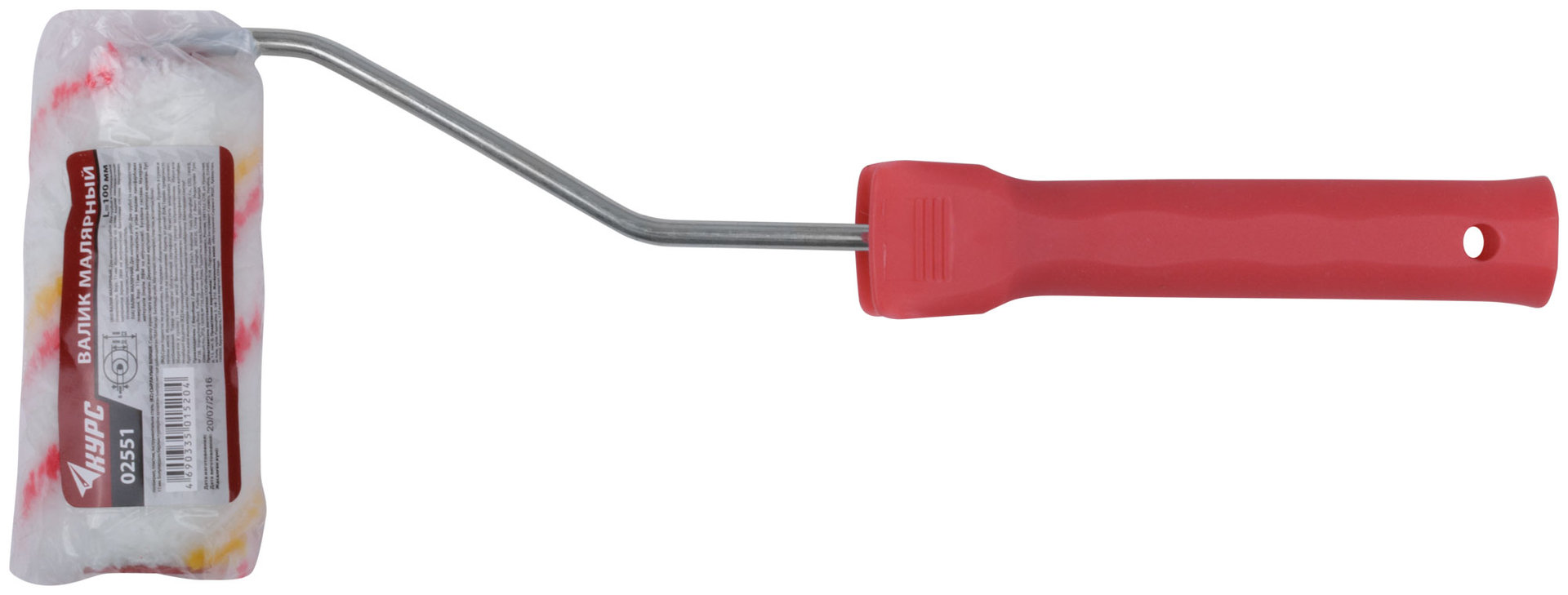 Валик полиакриловый, стержневая система, диам. 30/52 мм, ворс 11 мм, бюгель 6 мм, 100 мм (02551)