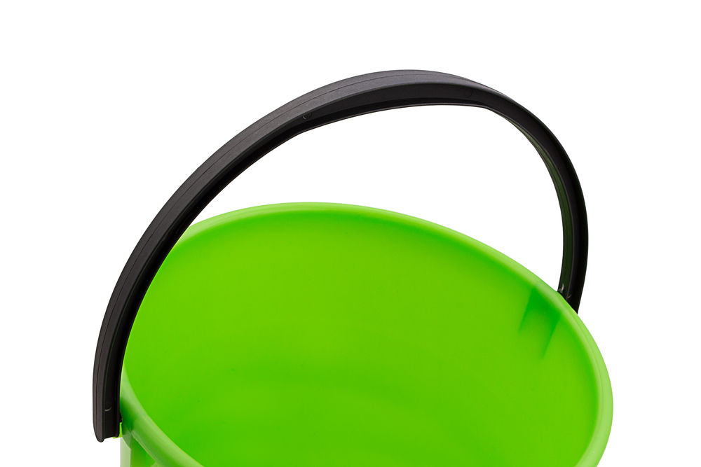 Ведро пластмассовое круглое 13 л, с крышкой, Light Elfe (92940)