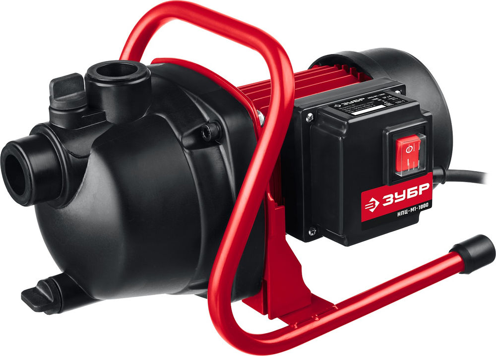 Насос поверхностный (садовый) центробежный 1000 Вт ЗУБР НПЦ-М1-1000