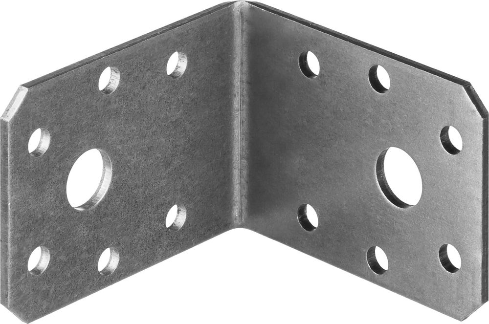 Крепежный уголок 45 x 60 x 60 x 2.5 мм цинк ЗУБР УК-2.5 31012-60