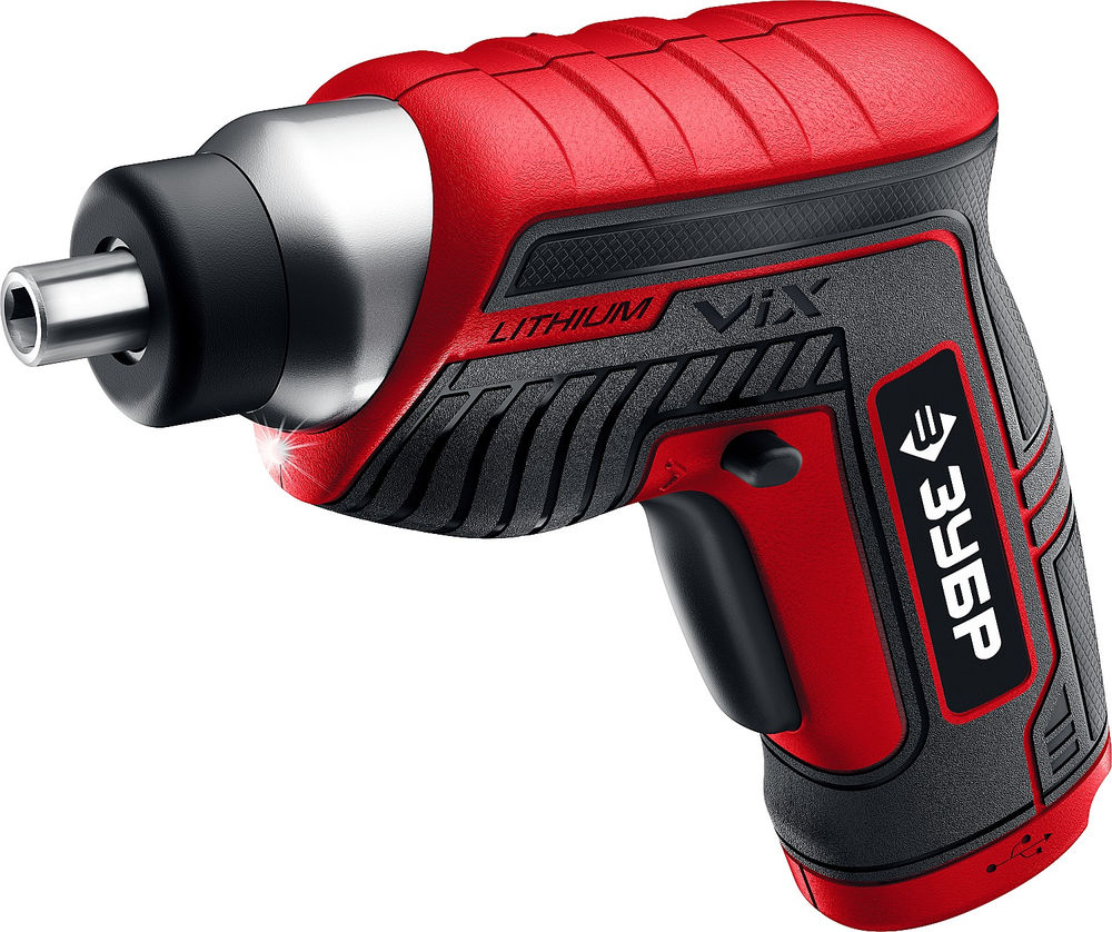 Отвертка аккумуляторная ViX 3.6 В, 10 бит ЗУБР ЗО-Е-3.6 Ли