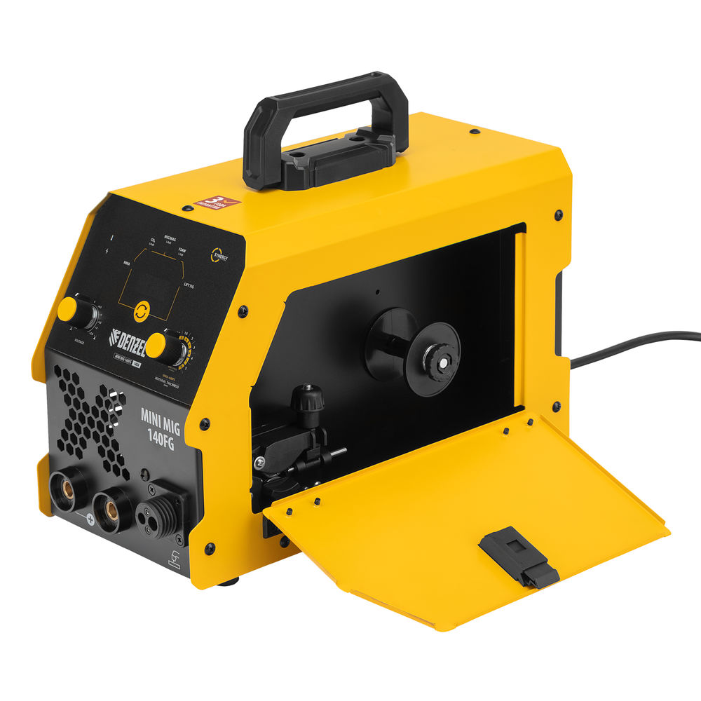 Аппарат инвертор. полуавтомат. сварки Mini MIG-140FG, 140 А, ПВ 60% Denzel (94322)