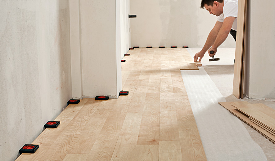 Распорка для укладывания паркета, ламината и плитки 20/89, 4 шт, регулировка расстояния до стены от 5 до 20 мм AV2 BE-AV2