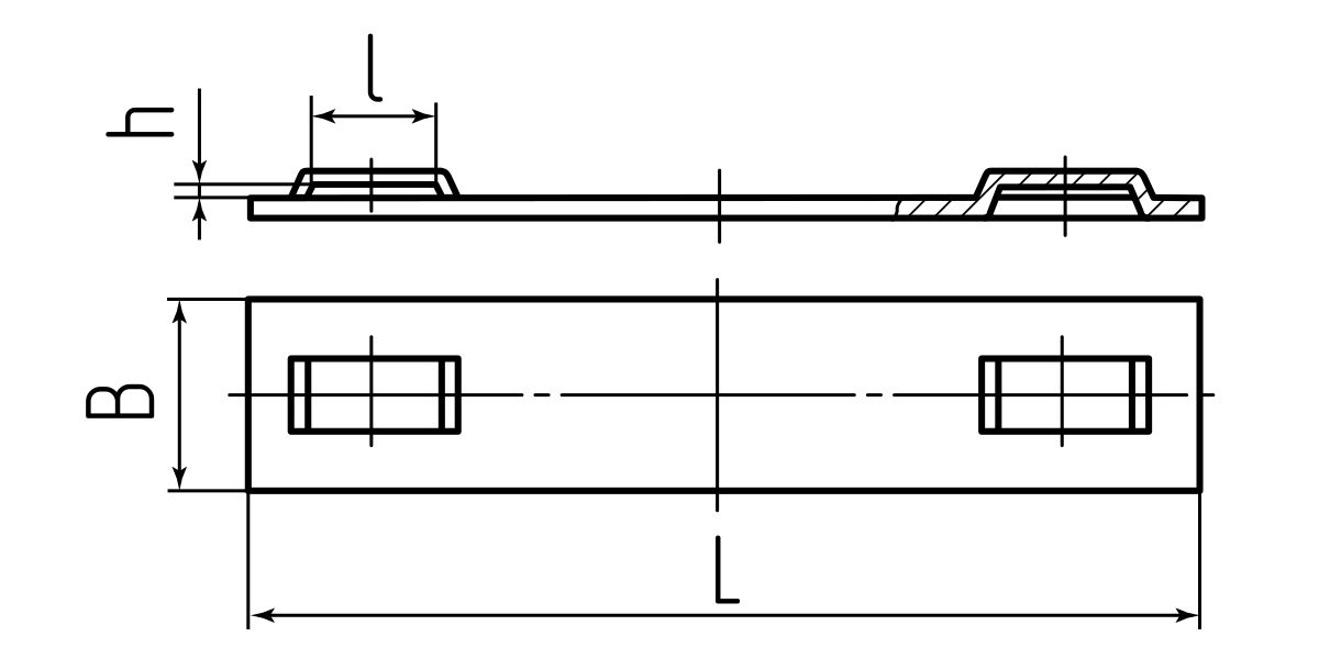 Бирка маркировочная МБС (316) 89х19 (Fortisflex) (71476)