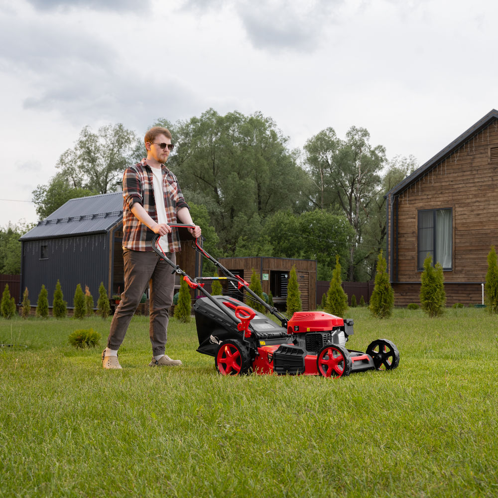 Газонокосилка бензиновая GL51SP-K, 170 см3, 51 см, привод, 50 л// MTX (58838)