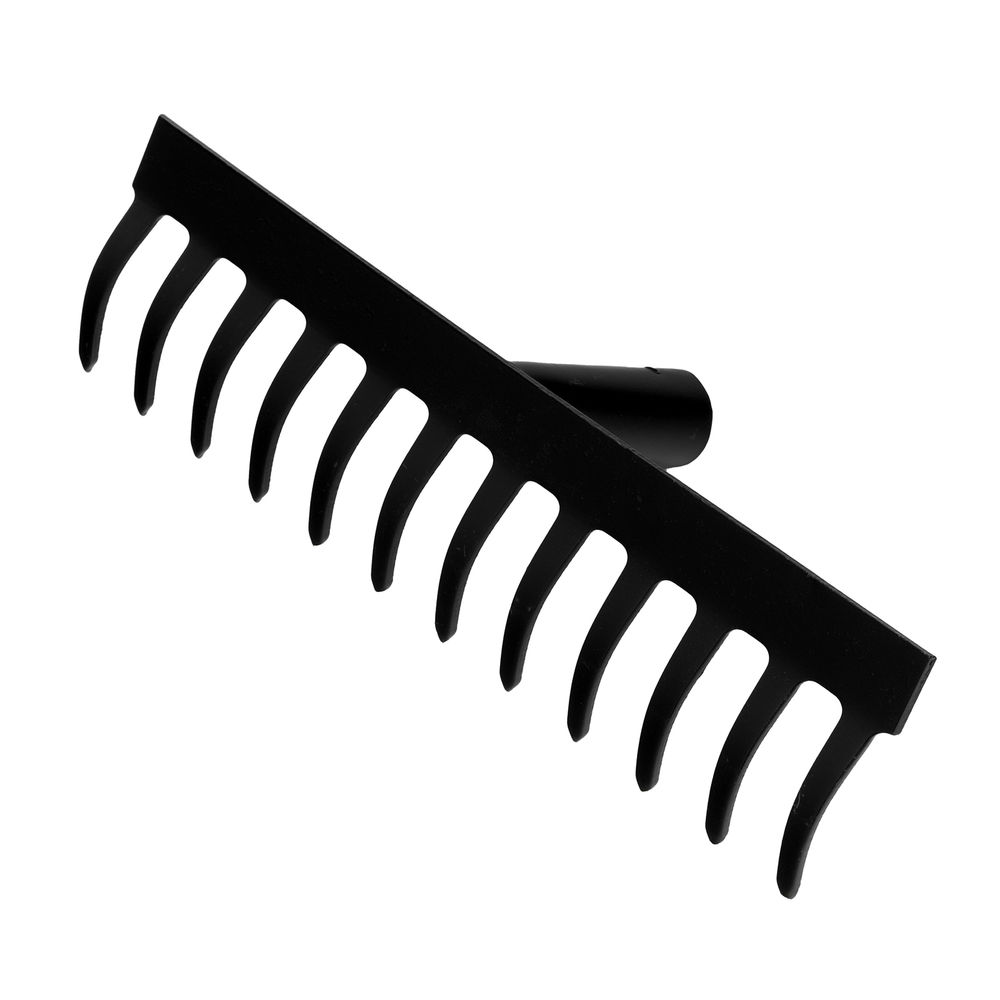 Грабли стальные, 300 мм, 12 прямых зубьев, без черенка, Сибртех (61746)