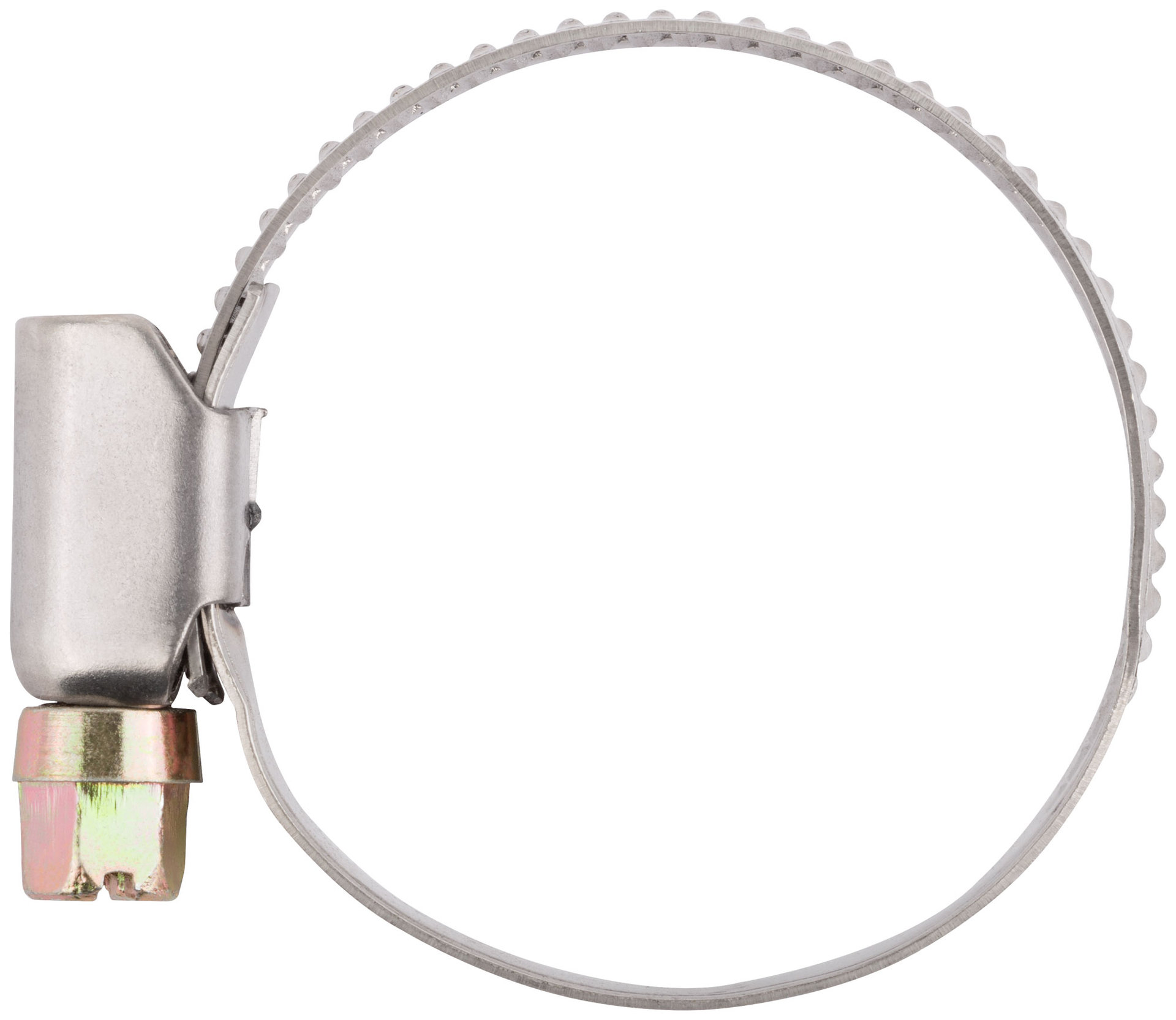 Хомут обжимной (нержавеющая сталь со сваркой) 25-40 мм (64280)