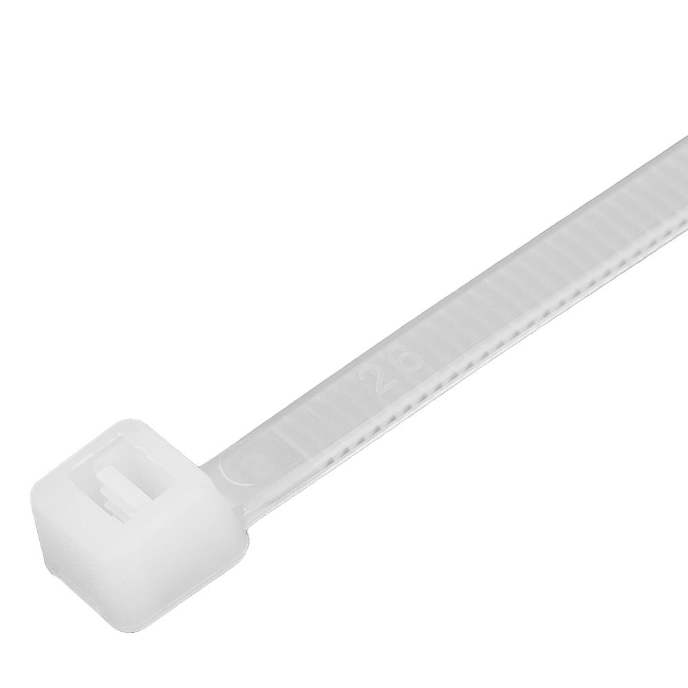 Хомуты, 350 x 4.8 мм, пластиковые, белые, 50 шт Сибртех (45537)