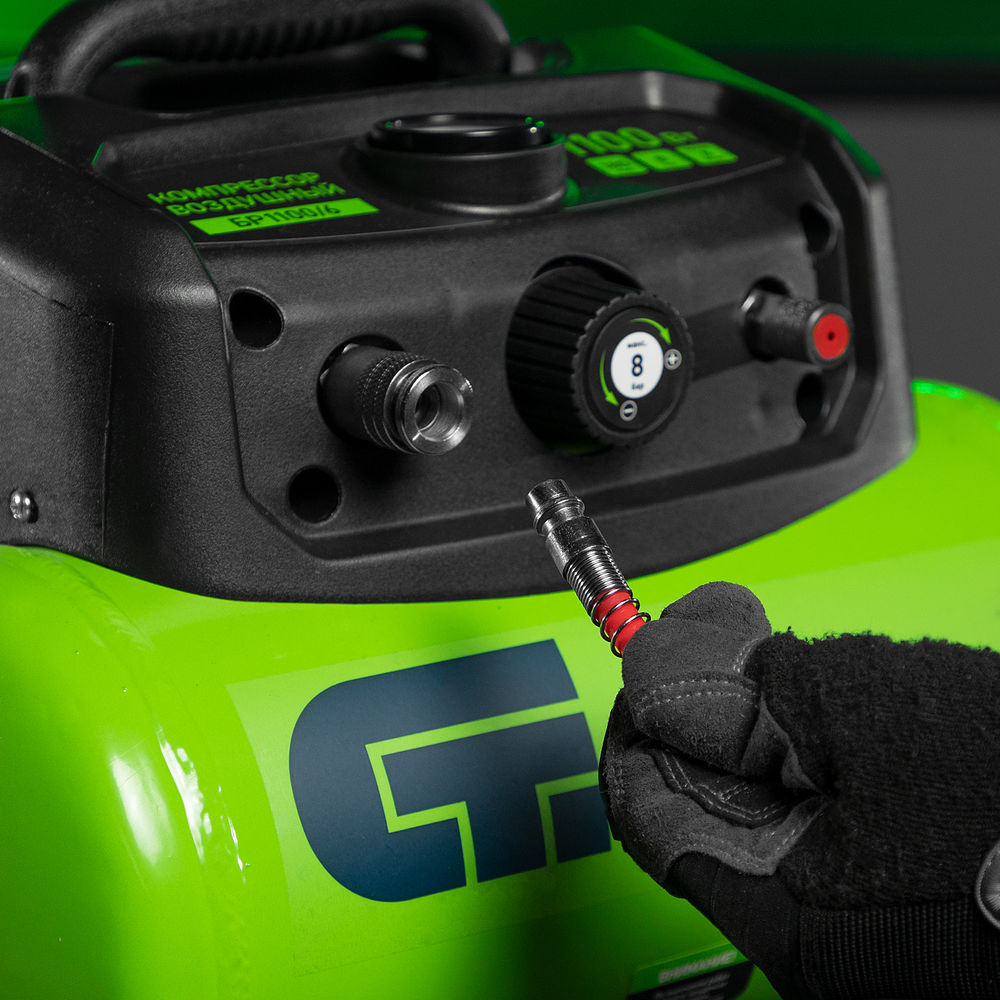 Компрессор воздушный безмаслянный BL 1100/6 1100Вт, ресивер 6 литров, 180 л/мин Сибртех (58059)