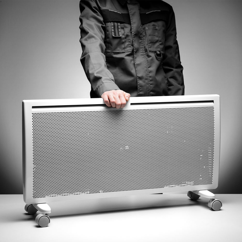 Конвектор гибридный электрический HybridX-2000, ИК нагреватель, цифровой термостат Denzel (98120)