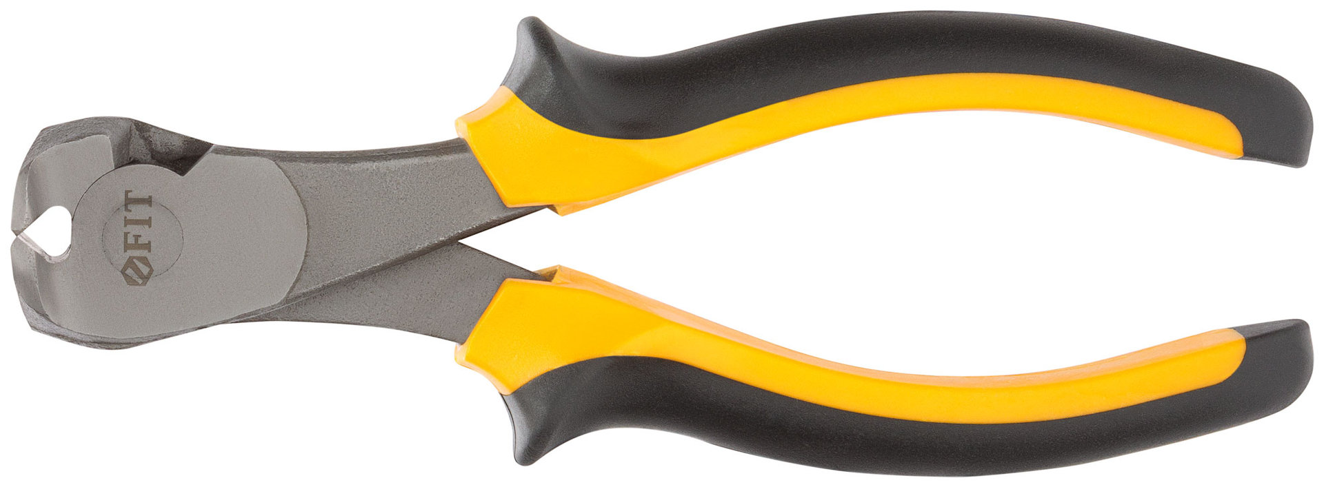 Кусачки торцевые Стайл, мягкие прорезиненные черно-желтые ручки, молибденовое покрытие 160 мм (51835)