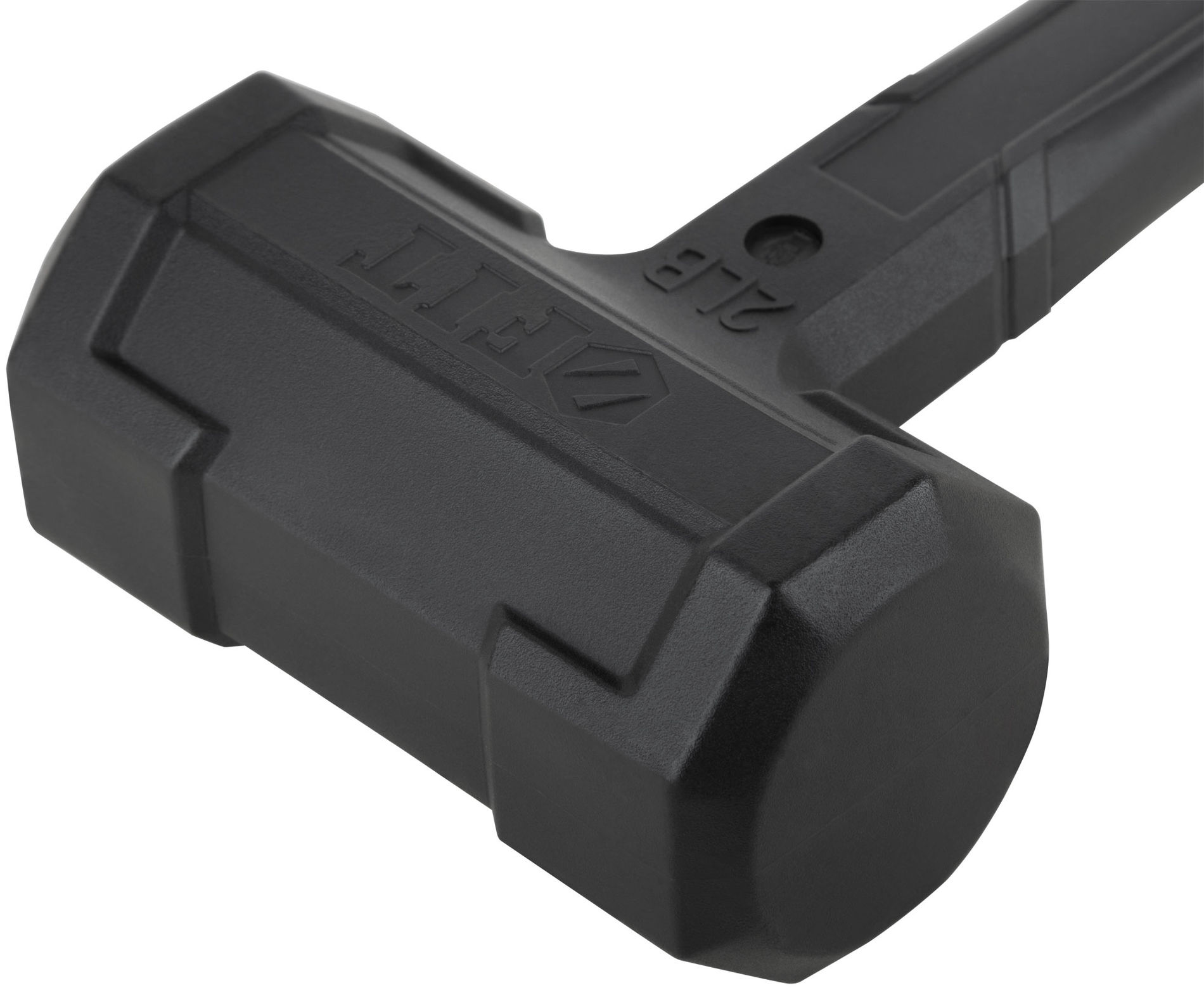 Кувалда безынерционная, фиберглассовая ручка с прорезиненным покрытием 53 мм, 1 кг (45285)