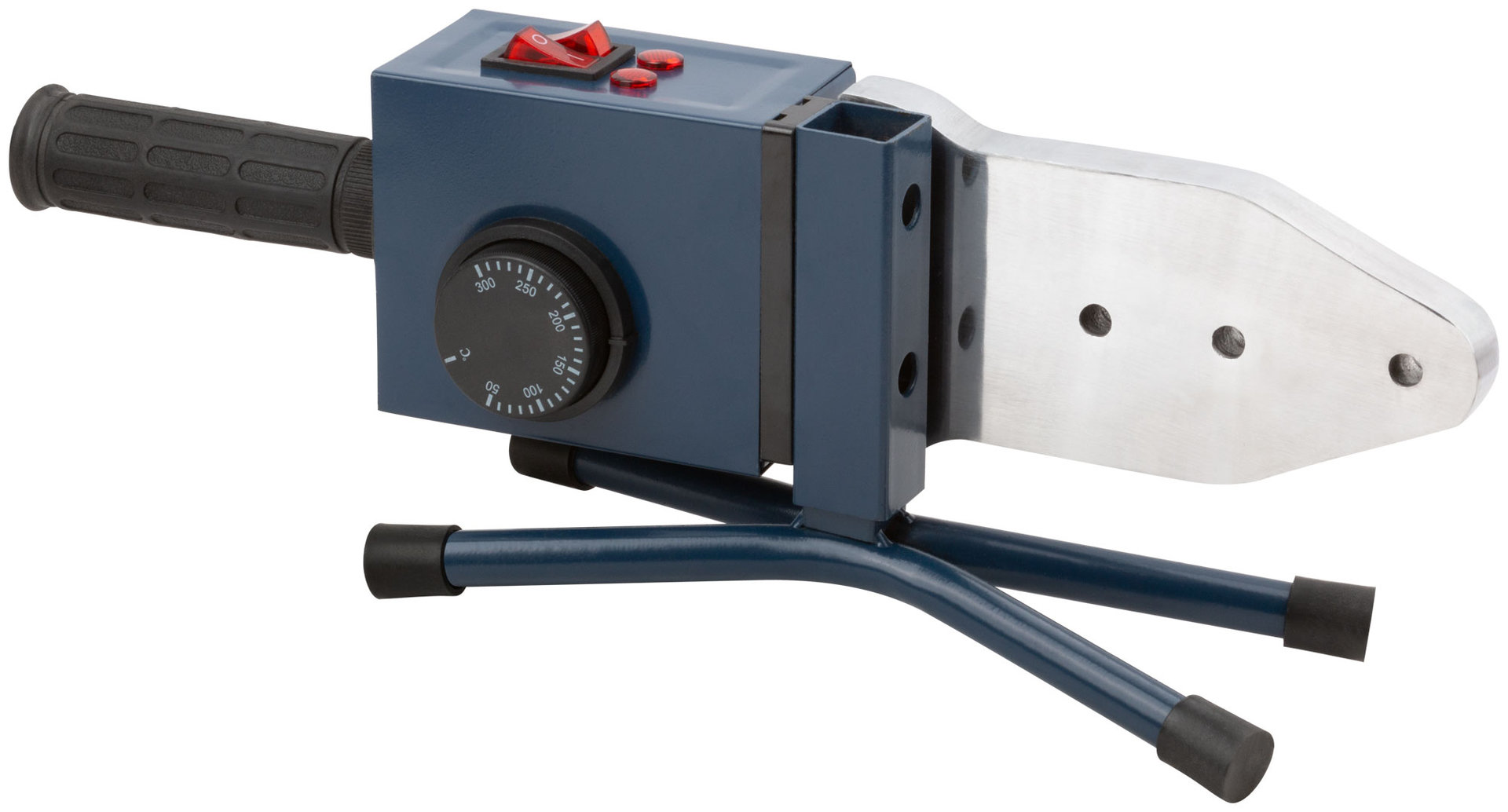 Аппарат сварочный для пластиковых труб 750/1500 Вт; 50-300°; 6 насадок; 5,8 кг; диаметры труб 20/25/32/40/50/63мм; металлический кейс MAX-PRO 85283