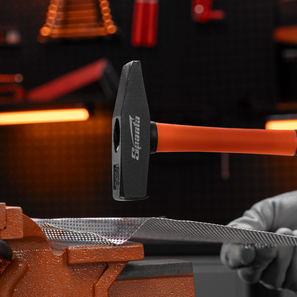 Молоток слесарный, 400 г, фибергласовая обрезиненная рукоятка Sparta (10374)