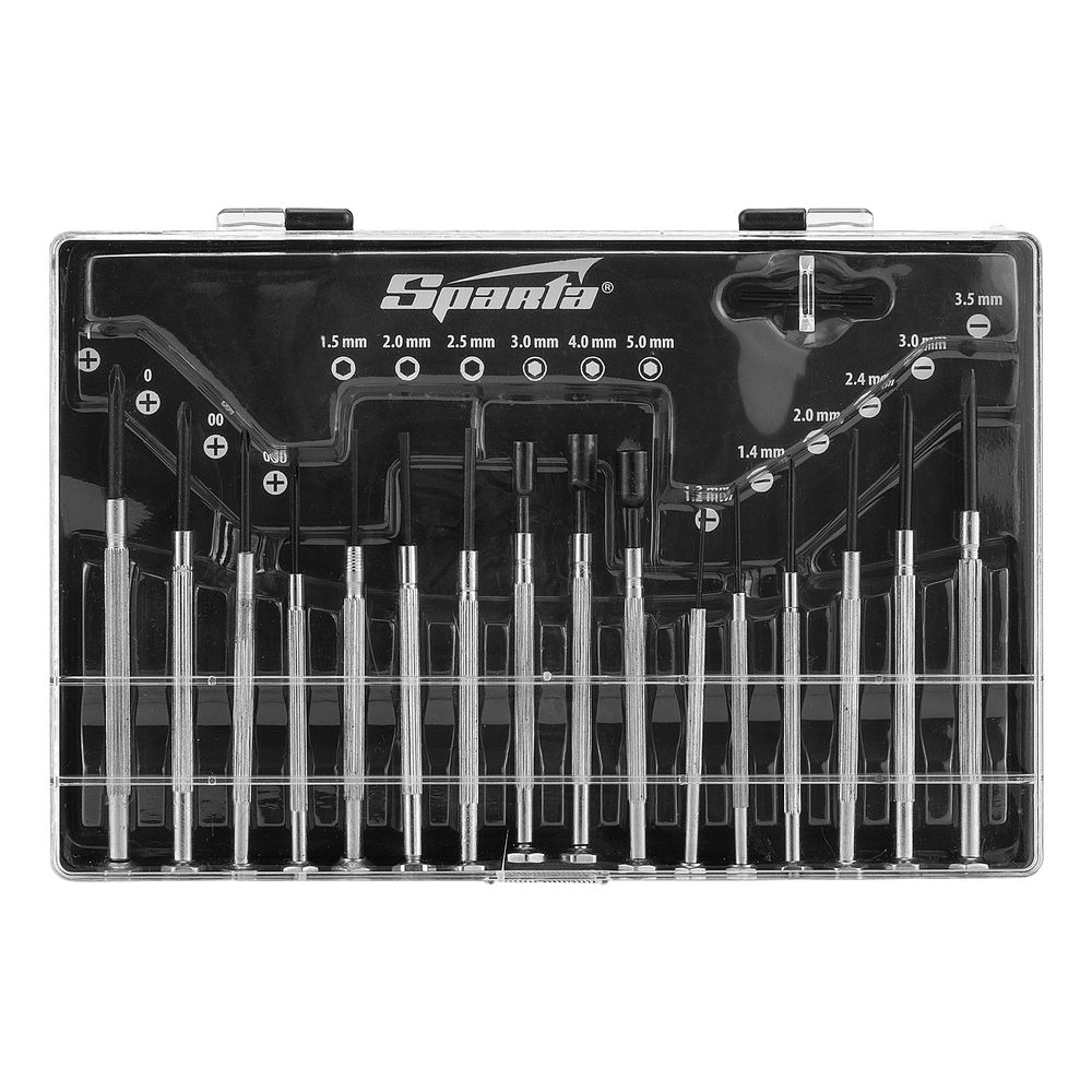 Набор отверток для точной механики, 16 шт, Sparta (11783)