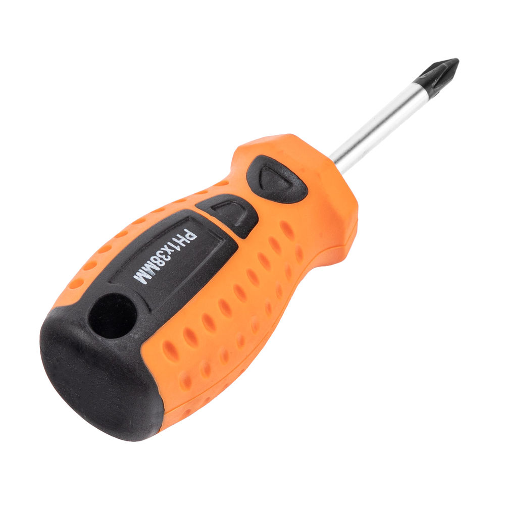 Отвертка Point, PH1 х 38 мм, CrV, двухкомпонентная рукоятка Sparta