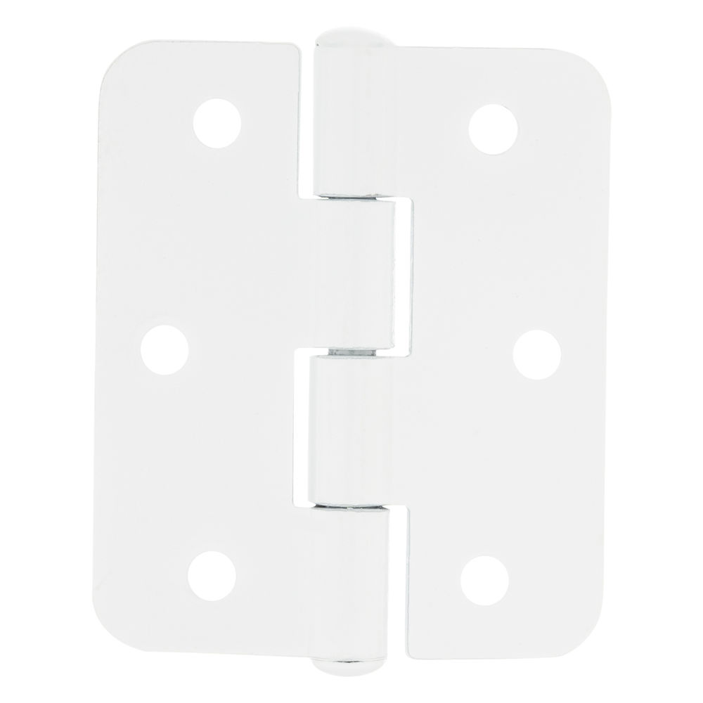 Петля накладная ПН5-60, белая, 4 шт, (Металлист) (91561)