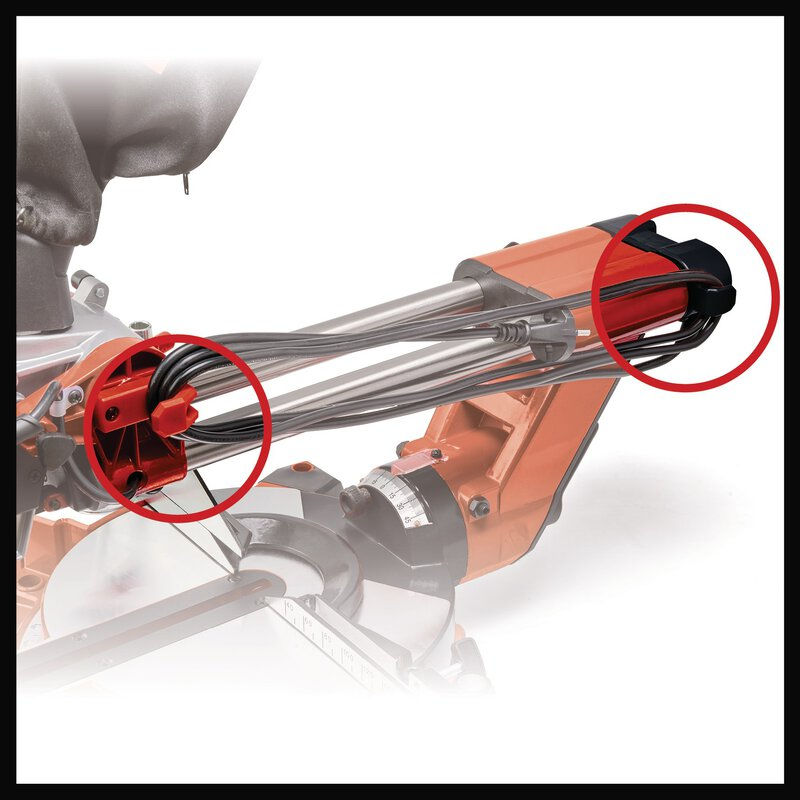 Пила торцовочная Einhell TE-SM 2534 Dual, 1800Вт,250х30мм,пропил 310х90мм,расширители X-Tend (4300870)