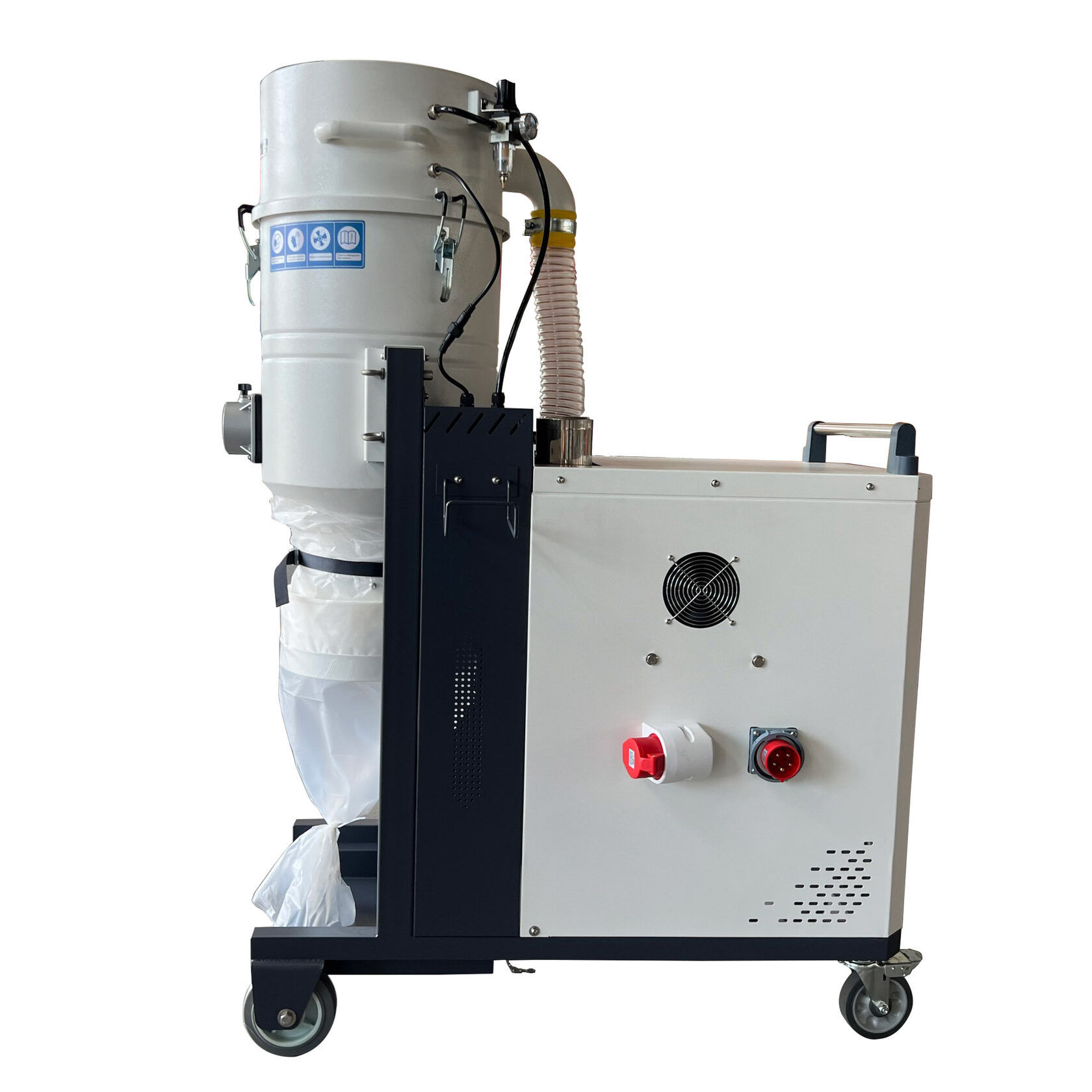 Пылесос промышленный EVOline IVC 10 3,0 кВт 380 В для сбора большого количества пыли (Longopac bag)