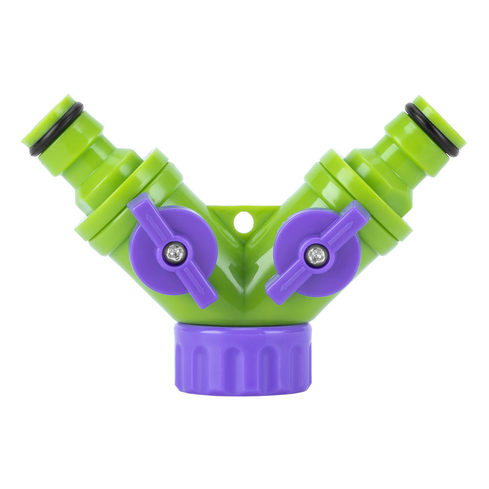 Разветвитель двухканальный, регулируемый, со штуцерами Palisad (66426)