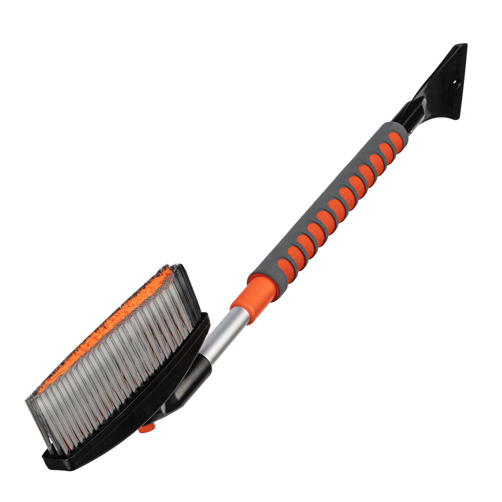 Щетка-сметка для снега со скребком телескопическая Stels (55313)