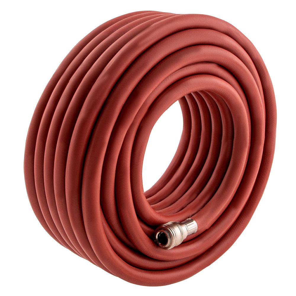 Шланг пневматический резиновый, 10 x 16 мм, 24 бар, армированный, быстросъемное соединение, 20 м Stels (57023)