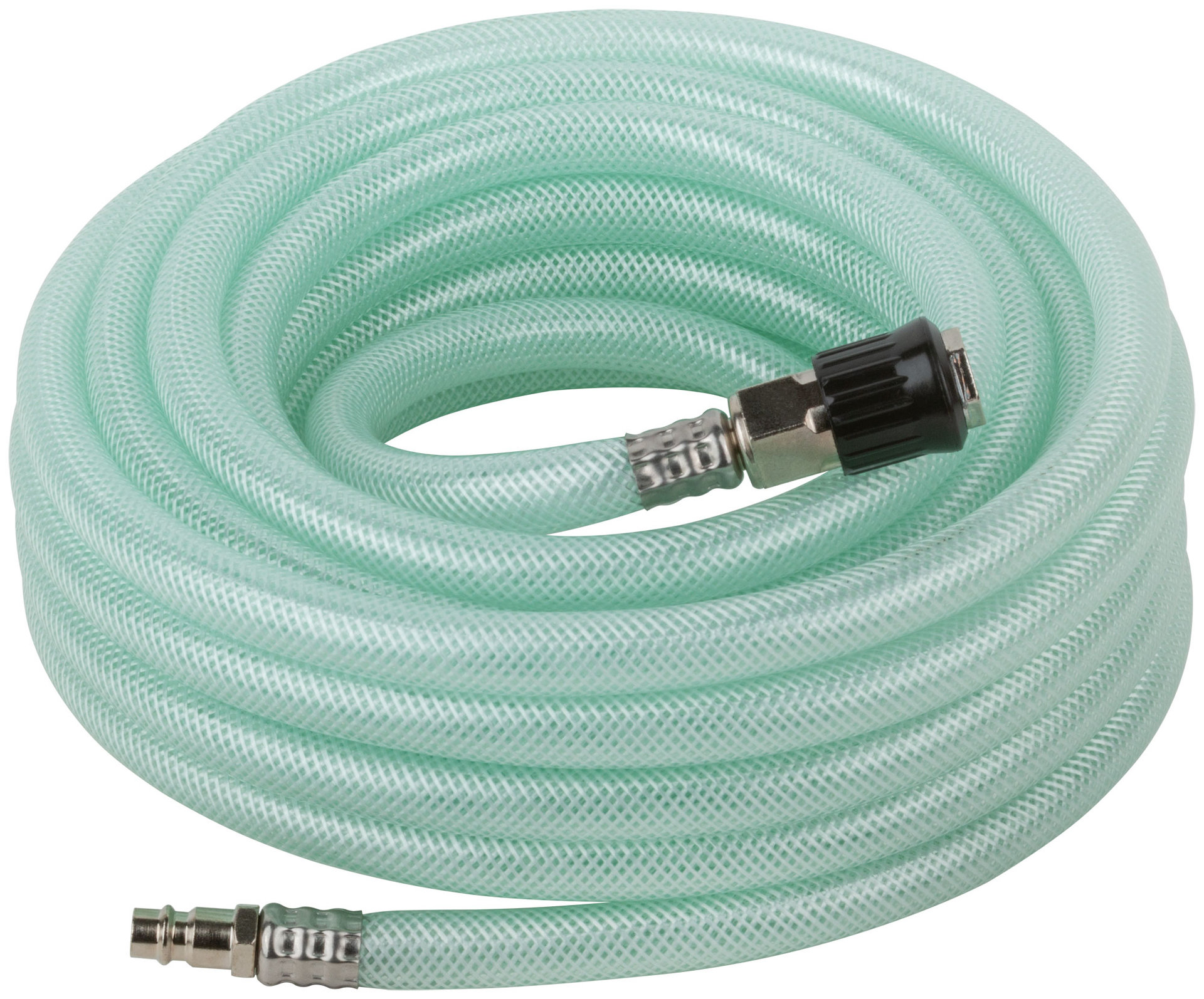 Шланг-удлинитель, армированный ПВХ с быстросъемными коннекторами, диаметр 10х15 мм, 10 м (81226)