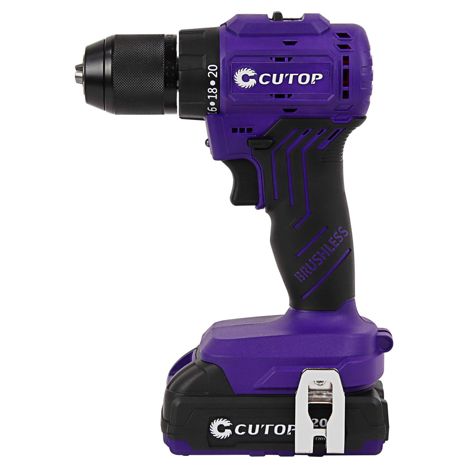 Шуруповерт Cutop E-Profi 20В, 13мм, 2 Батареи, 2ач, З/у (кулер), пл. бокс. (01-885)