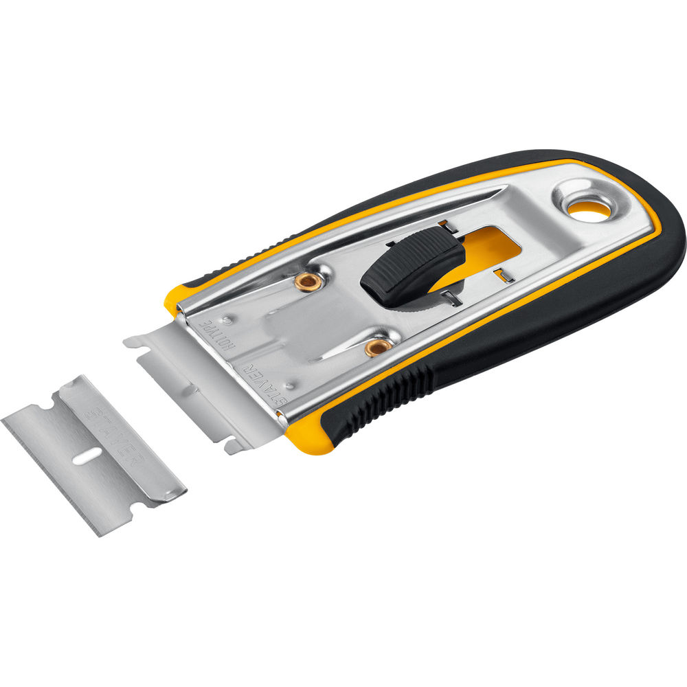 Скребок 40 мм, 5 доп. лезвий, с выдвижным лезвием STAYER 08537