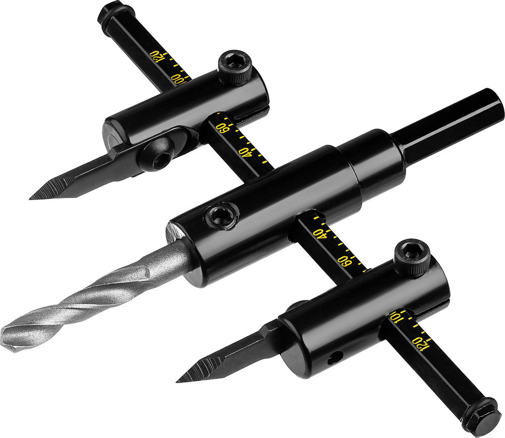 Сверло по дереву регулируемое двурезцовое d 30-120 мм Балеринка STAYER 2944