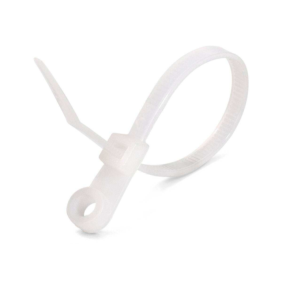 Стяжка нейлоновая КСО 5х300 (бел) (100шт) (Fortisflex) (90334)