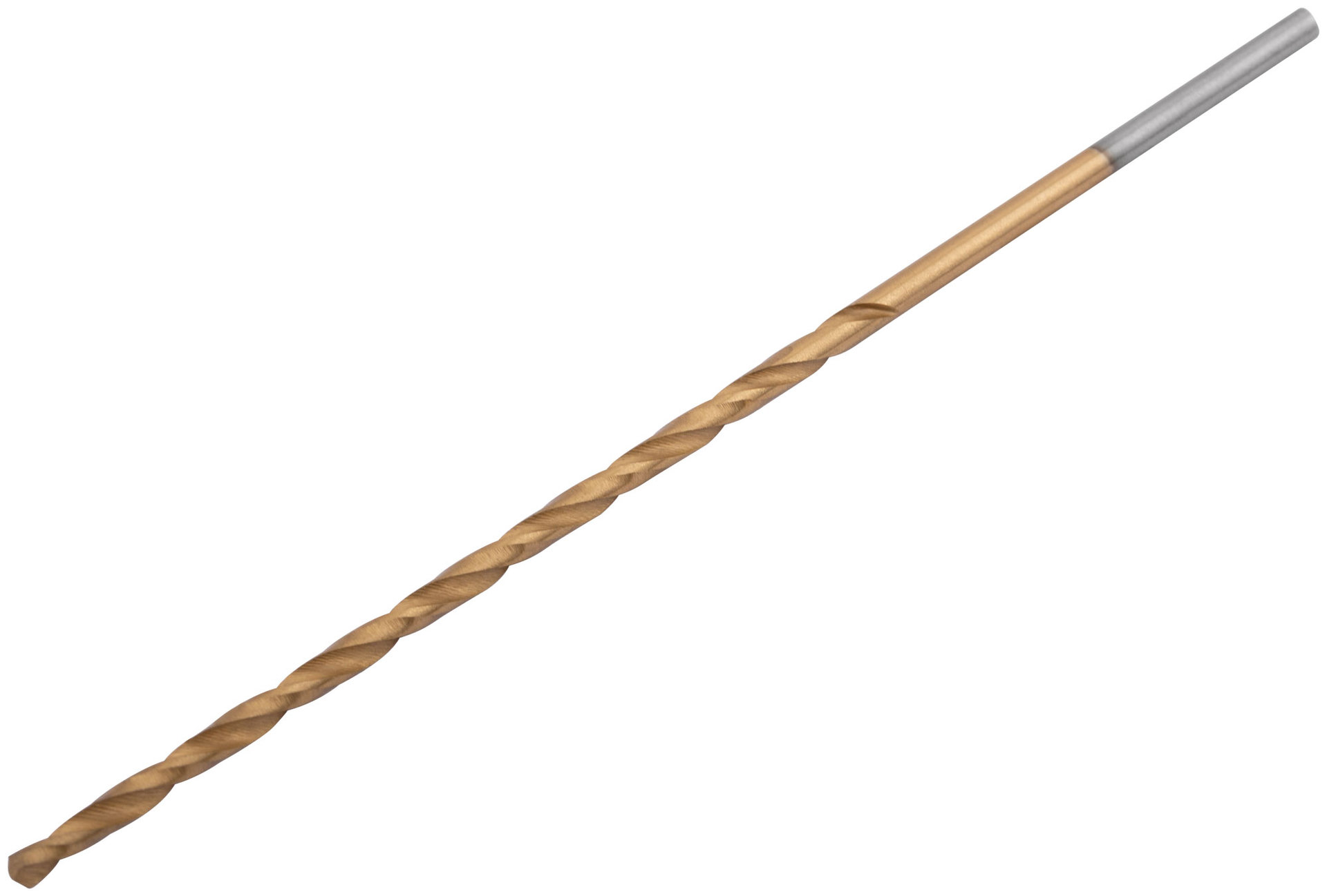 Сверла HSS по металлу, удлиненные, титановое покрытие 2,0х85 мм (10 шт.) (34220)