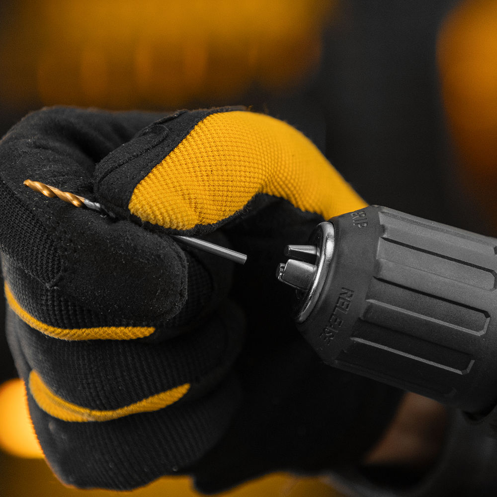 Сверло спиральное по металлу 2,5 x 57 мм, Р6М5, Golden Tip , 2шт. Denzel (718224)