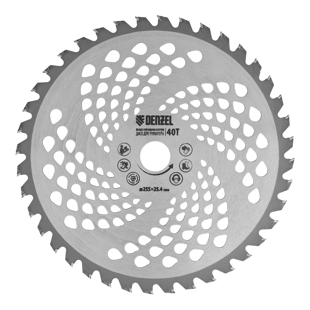 Триммер бензиновый DTL-43, 43 см3, неразъемная штанга, состоит из 2 частей Denzel (96263)