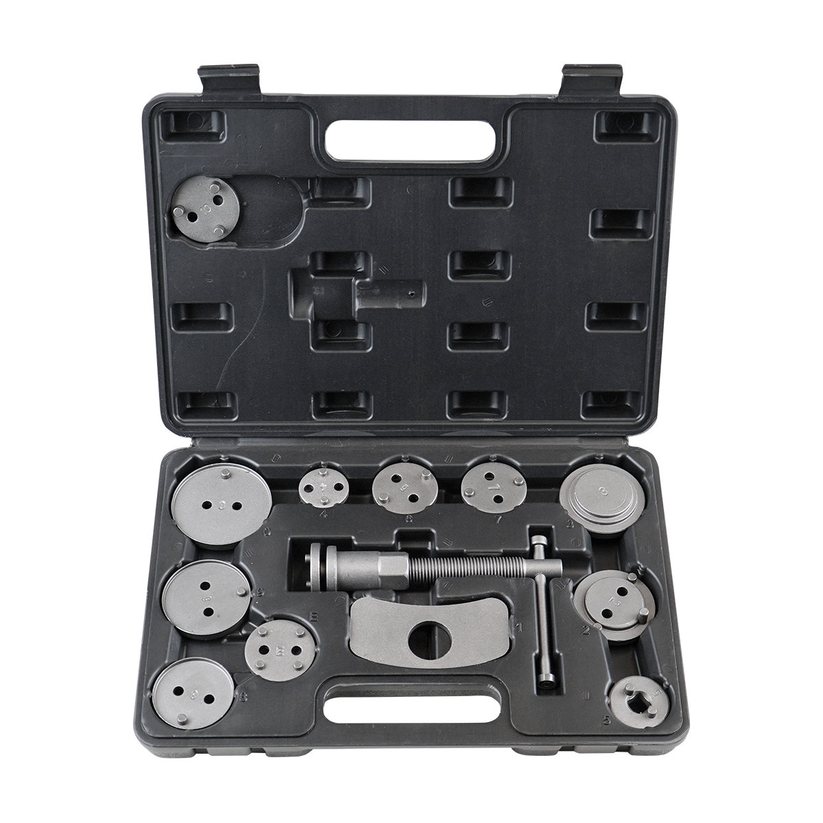 Универсальный набор для сжатия тормозных цилиндров в кейсе 13 предметов BERGER BG1944