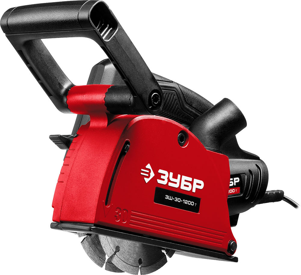 Штроборез (бороздодел) d 125 мм, 1200 Вт, ширина 30 мм ЗУБР ЗШ-30-1200 Т