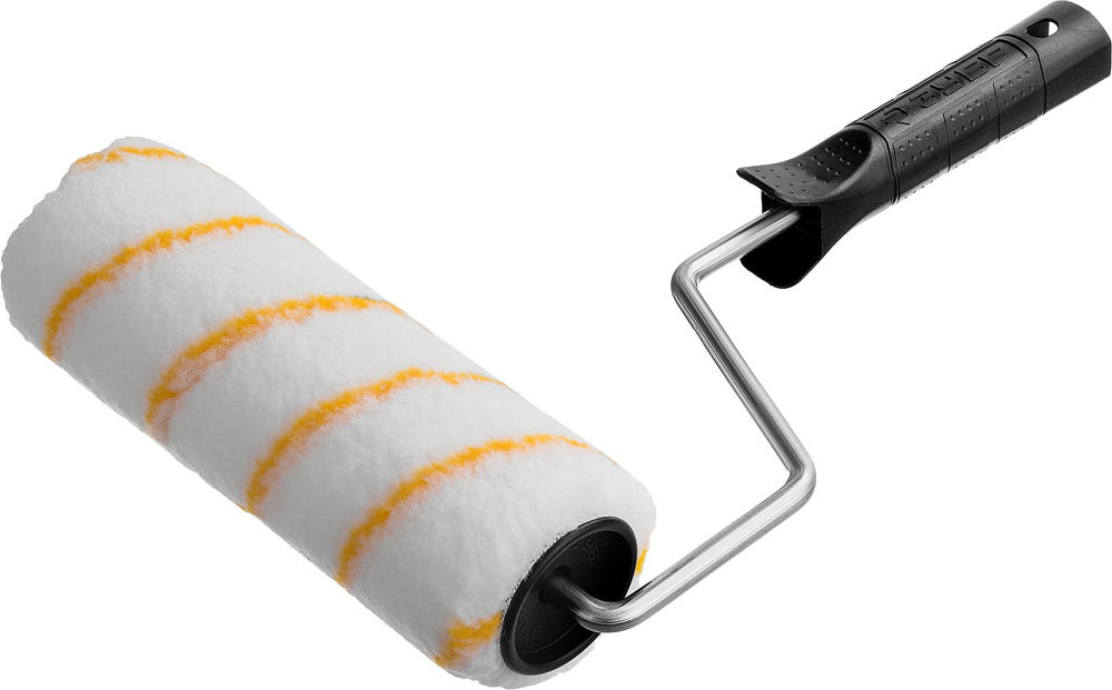 Валик малярный ГИРПАИНТ 48 x 180 мм, бюгель 8 мм, ворс 12 мм, полиакрил, все виды ЛКМ ЗУБР Профессионал 03511-18_z03