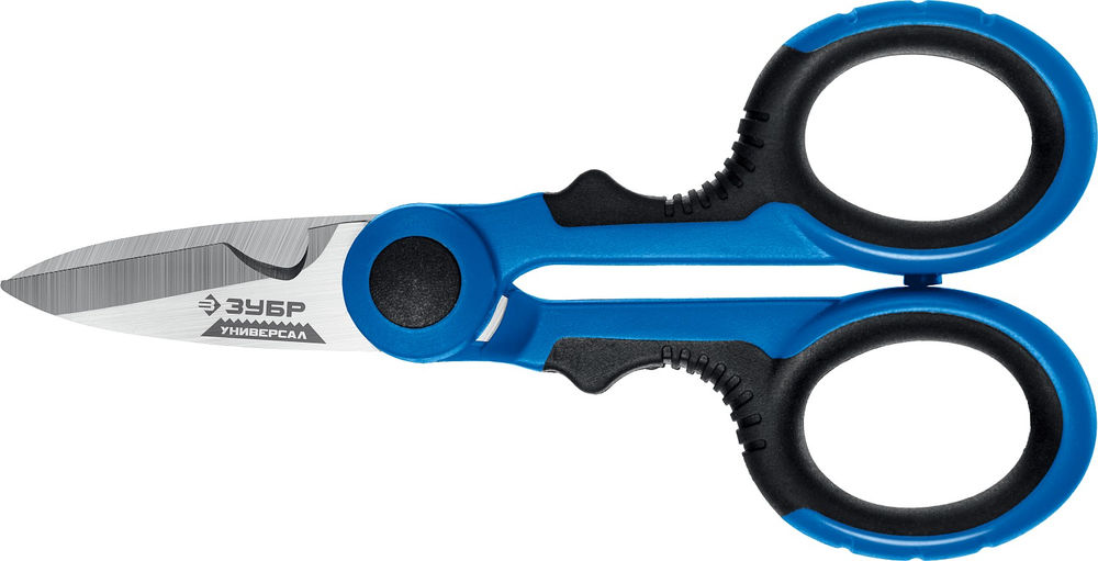Ножницы электрика универсальные 145 мм Профессионал ЗУБР Универсал 23357