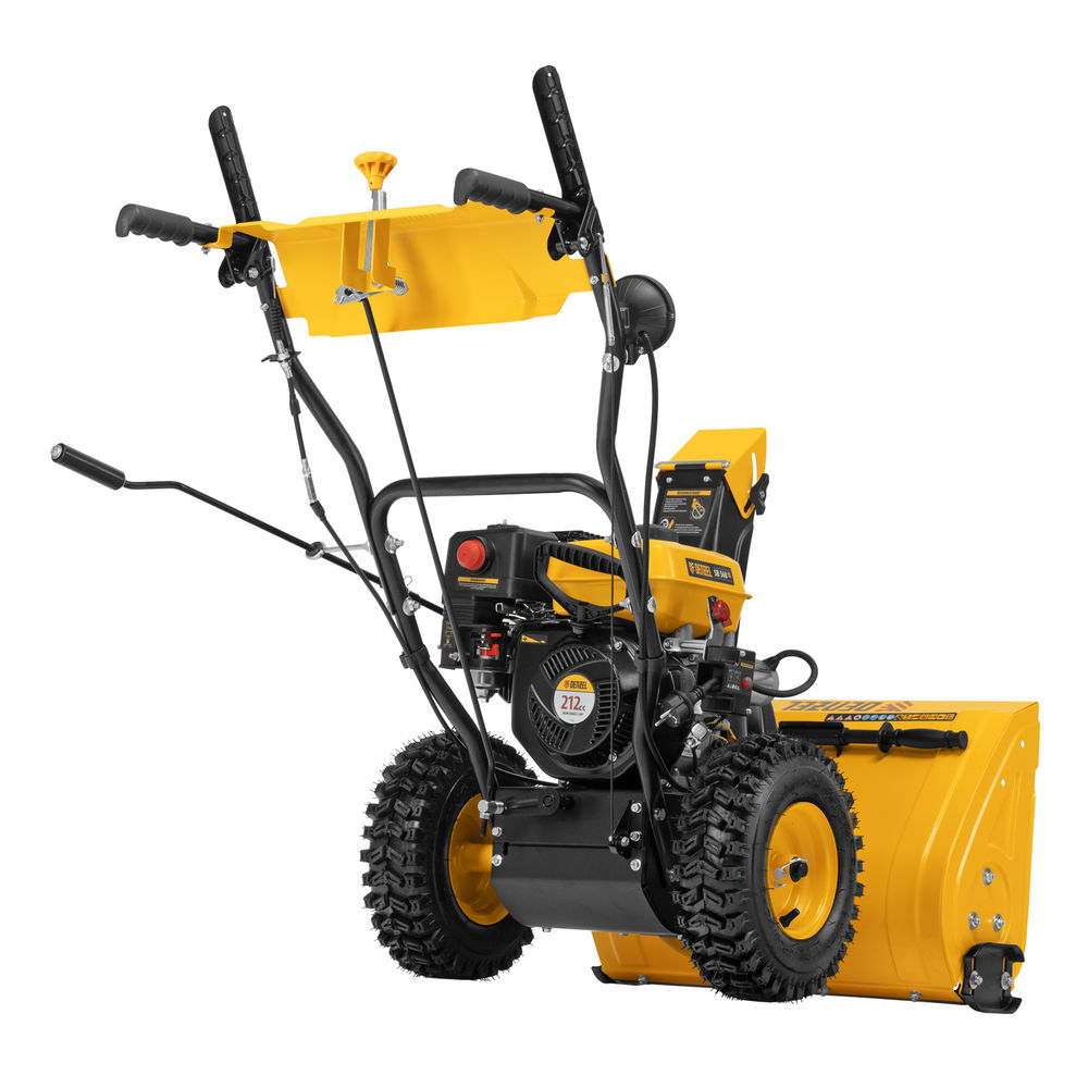 Бензиновая снегоуборочная машина SB 560 LP, 212 cc, электростартер, фара Denzel (97652)