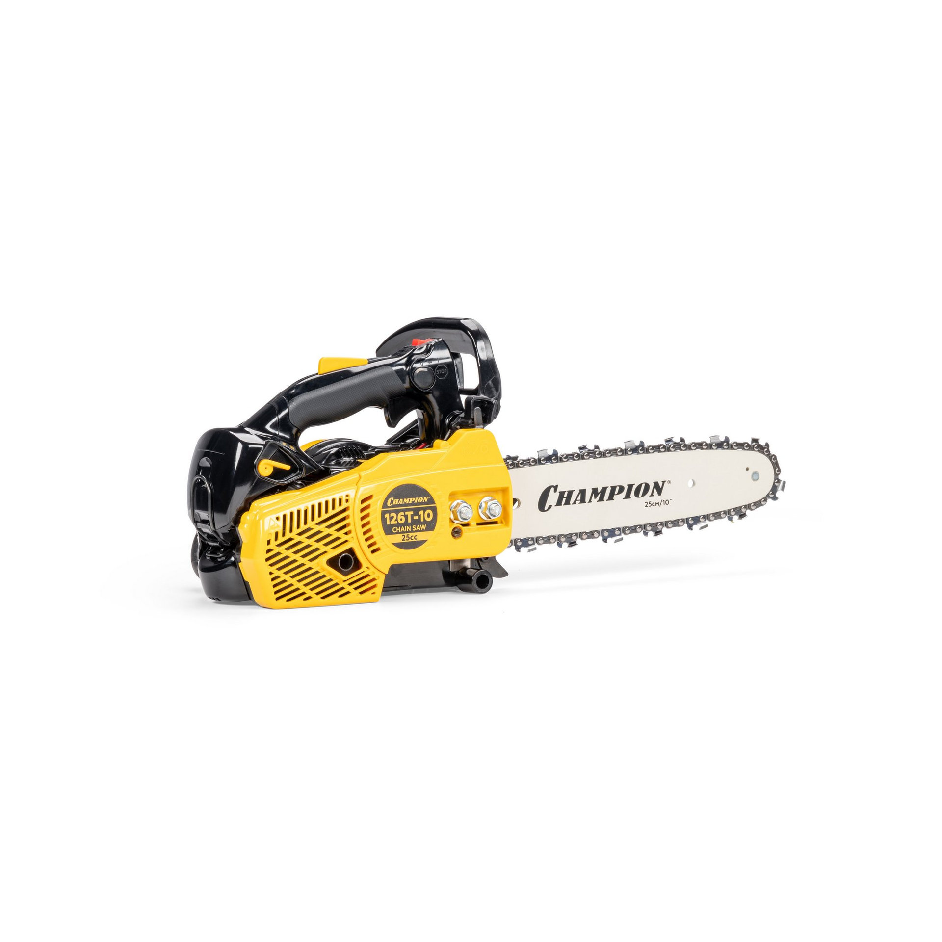 Бензопила CHAMPION 126T-10-3/8-1,3-40E (1,15кВт 25см? 2,4кг) 126T-10