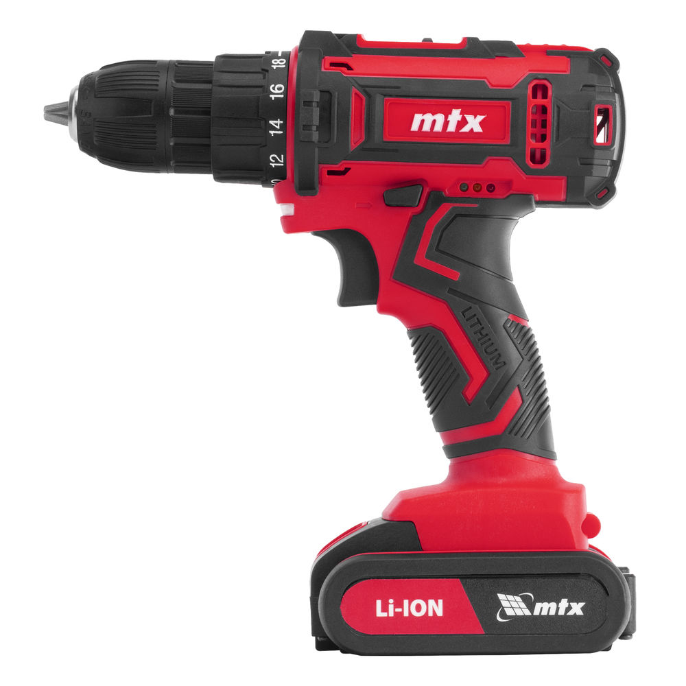 Дрель-шуруповерт аккумуляторная CDS-20, Li-Ion, 20 В// MTX (26186)