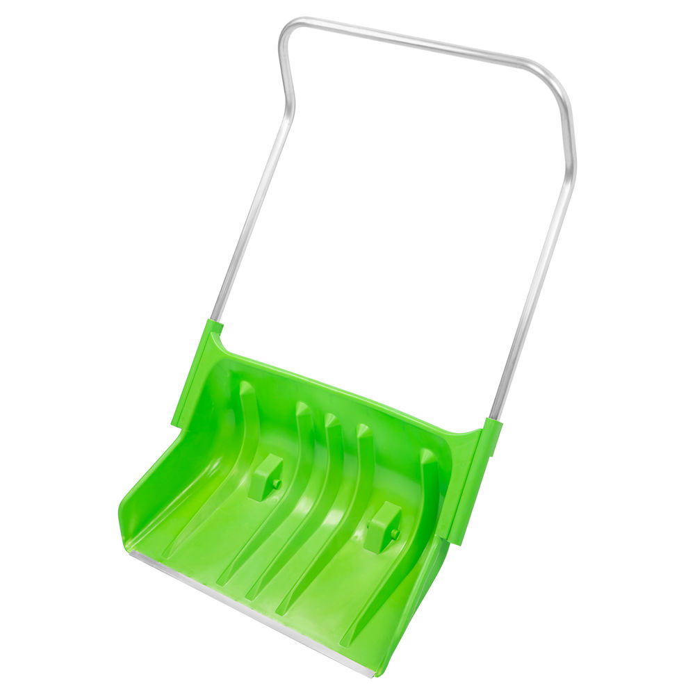 Движок для уборки снега пластиковый, 810 х 535 х 1300 мм, алюминиевая рукоятка, Сибртех (61499)