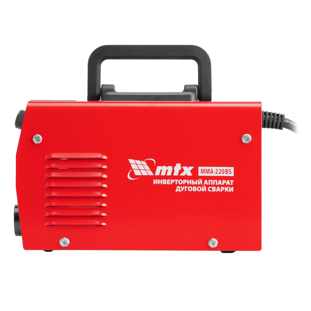 Инверторный аппарат дуговой сварки MMA-220BS, 220 А, ПВ 60% MTX (94399)