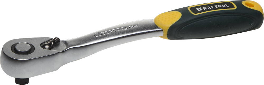 Трещотка изогнутая 3/8, 72 зубца для торцовых головок, Pro KRAFTOOL 27795-3/8