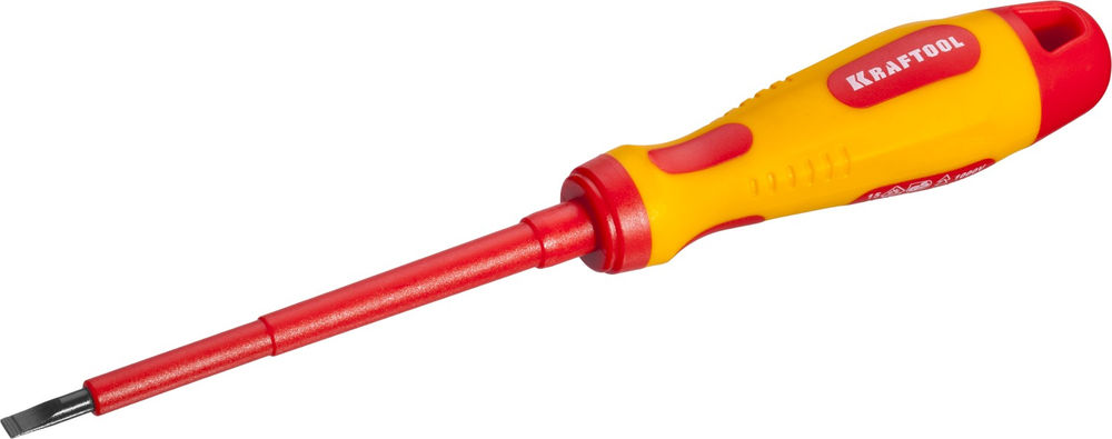 Отвертка высоковольтная SL4 х 100 мм KRAFTOOL 250083-4.0-100