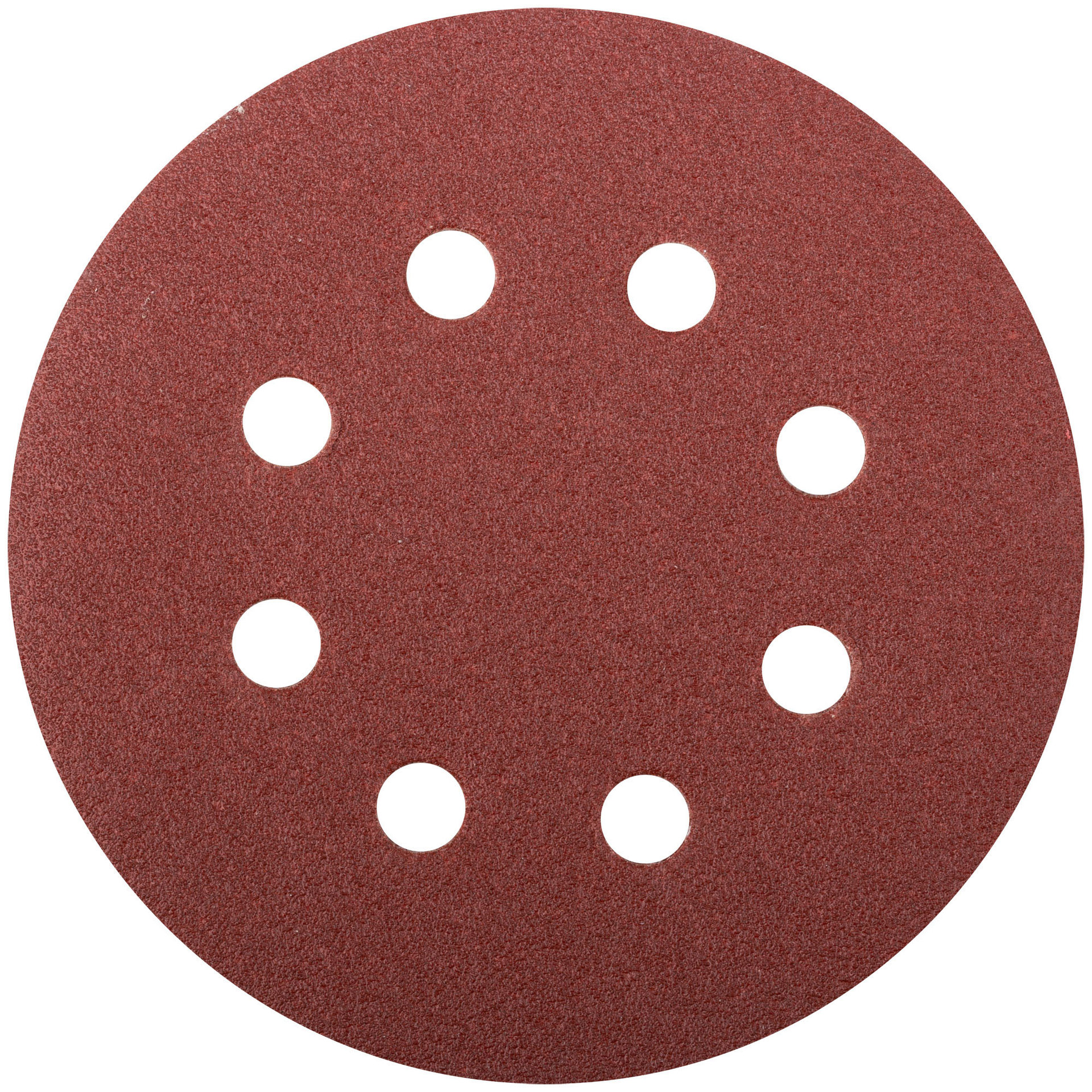 Круги шлифовальные с отверстиями (липучка), алюминий-оксидные, 125 мм, 5 шт. Р 100 (39665)