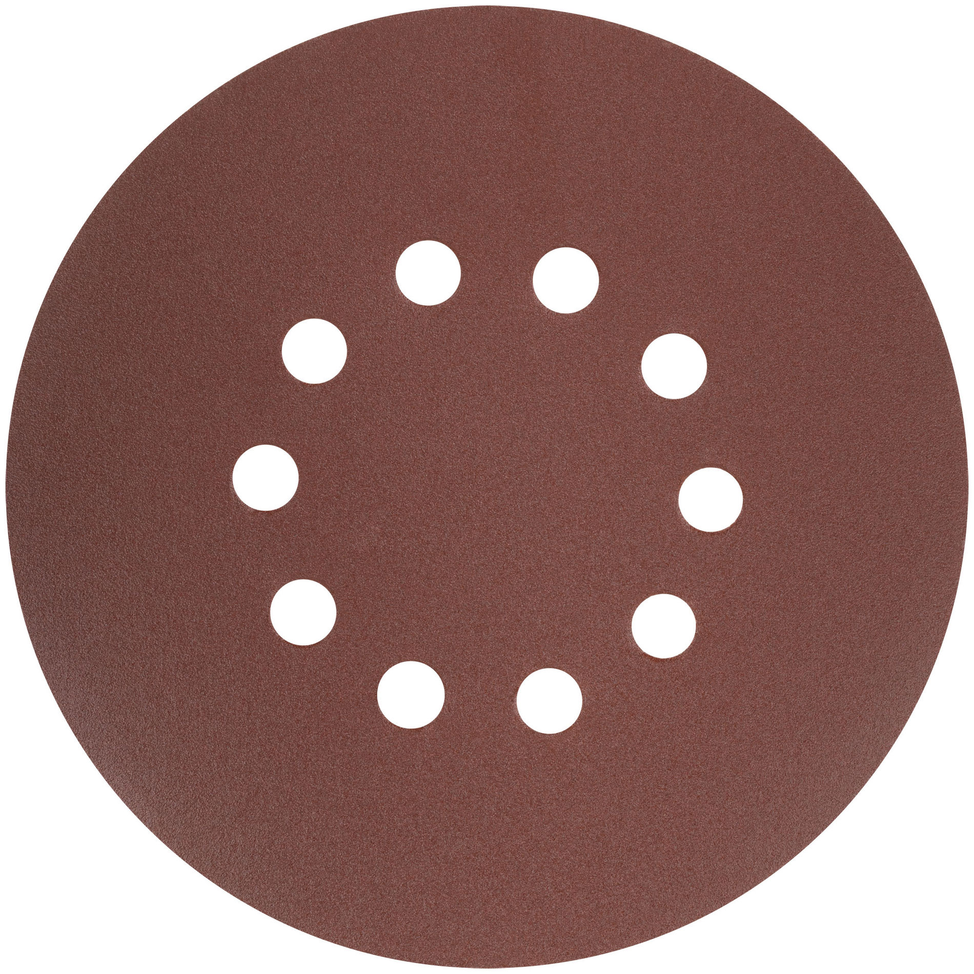 Круги шлифовальные с отверстиями (липучка), алюминий-оксидные, 225 мм, 5 шт. Р 120 (39896)