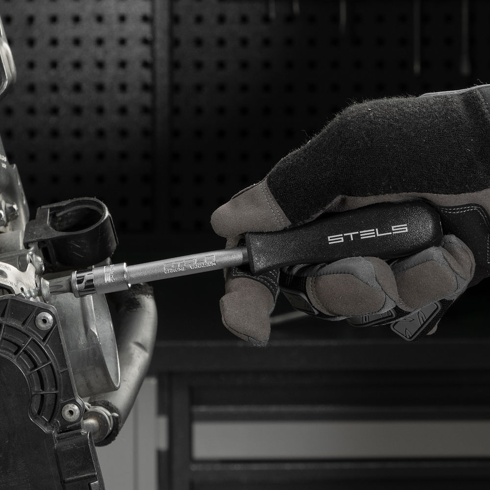 Набор инструментов, 1/2, Cr-V, S2, усиленный кейс, 58 предметов Stels