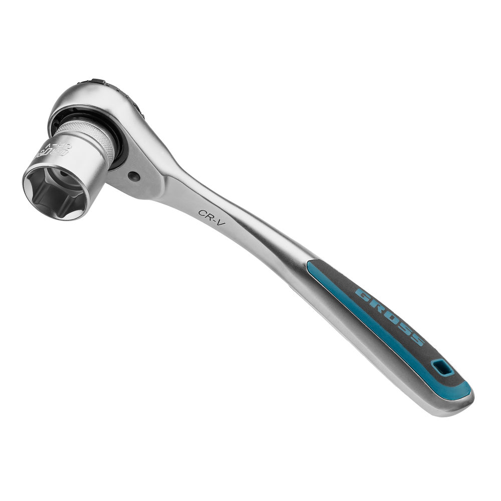 Набор торцевых головок, трещотка 120 зубьев, 1/2, 1/4, CrV, 41 предмет Gross